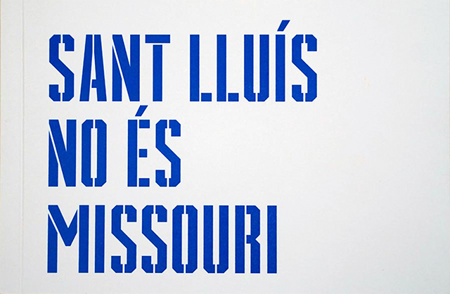 Portada del libro Sant Lluís no és Missouri